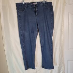 JMS Jeans Women's Size 22W Blue Straight Leg Design
